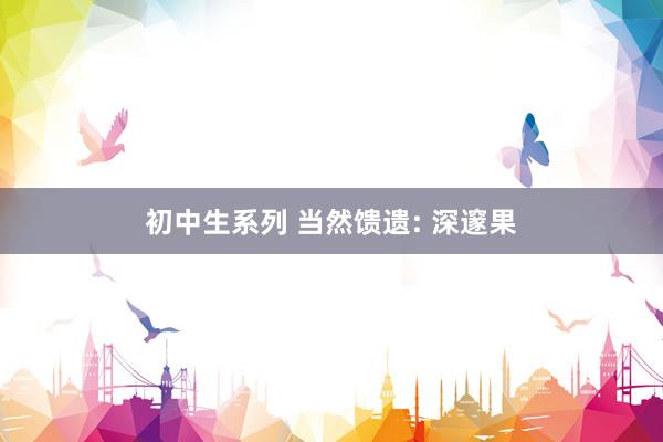 初中生系列 当然馈遗: 深邃果